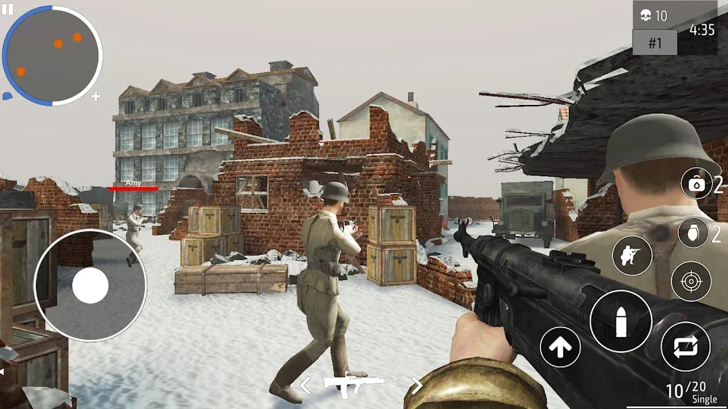 World War 2 Shooter offline (Мировая война 2 Стрелок)  [МОД Бесконечные деньги] Screenshot 5