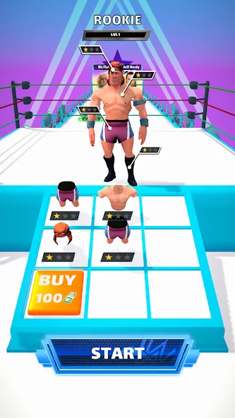 Wrestling Trivia Run (Рестлинг Тривия Ран)  [МОД Много монет] Screenshot 3