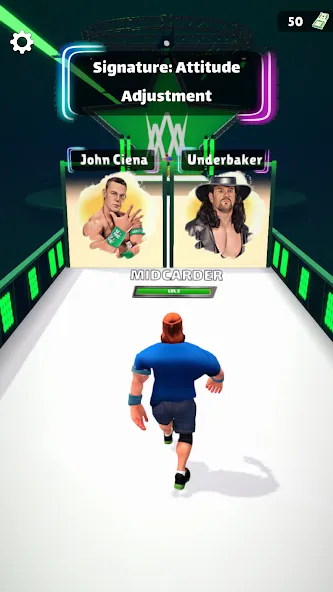 Wrestling Trivia Run (Рестлинг Тривия Ран)  [МОД Много монет] Screenshot 4