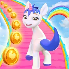 Скачать взлом Unicorn Kingdom: Running Games (Юникорн Кингдом)  [МОД Все открыто] - полная версия apk на Андроид