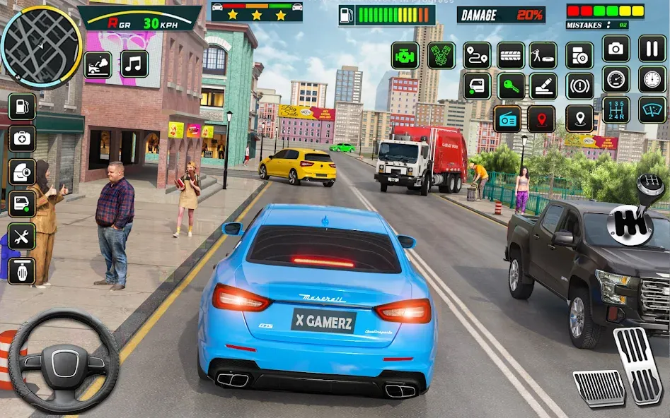 City Car Driving - Car Games (Сити Кар Драйвинг)  [МОД Menu] Screenshot 3