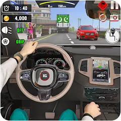 Взломанная City Car Driving - Car Games (Сити Кар Драйвинг)  [МОД Menu] - последняя версия apk на Андроид