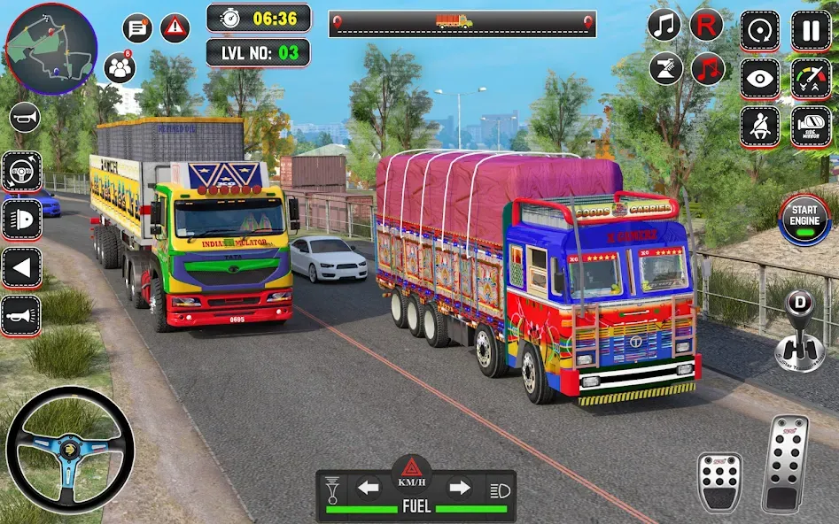 Indian Truck Drive Truck Games (Индийский грузовой симулятор)  [МОД Много денег] Screenshot 4