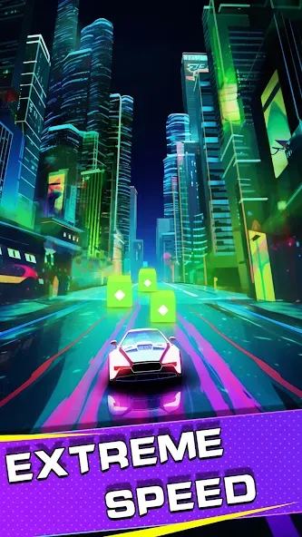 Beat Racing:Car&Music game (Бит Кар Гонки игра музыки )  [МОД Бесконечные деньги] Screenshot 3