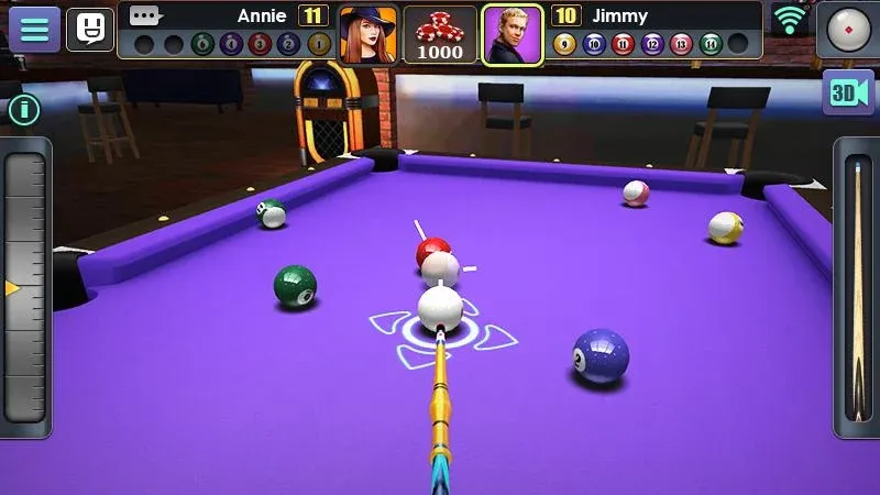 3D Pool Ball  [МОД Много монет] Screenshot 4