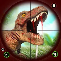 Скачать взлом Dino Hunting Sniper Shooter 3D  [МОД Все открыто] - стабильная версия apk на Андроид