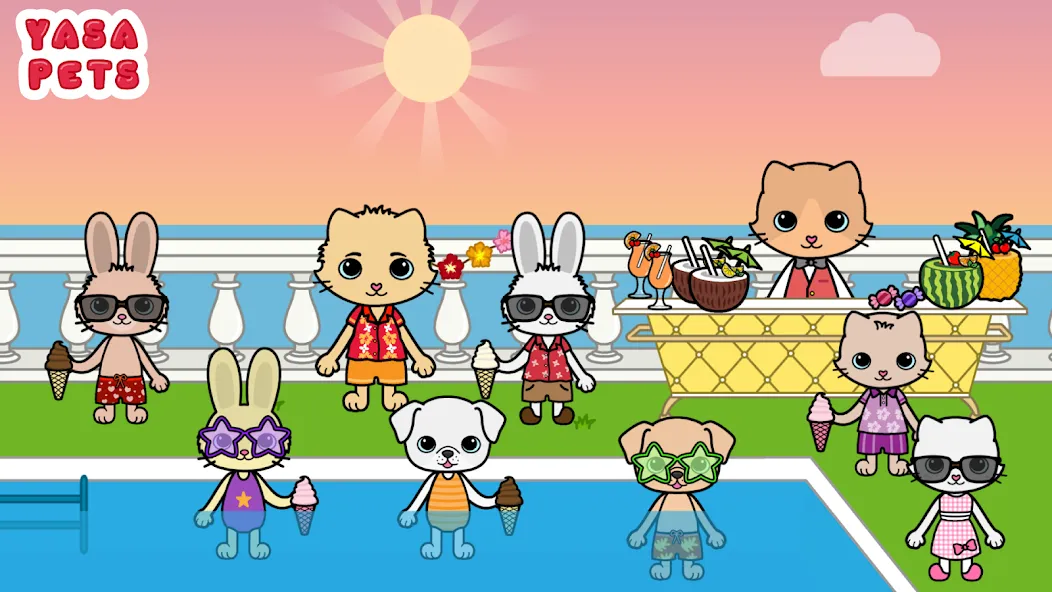 Yasa Pets Vacation (Яса Петс Вакейшн)  [МОД Mega Pack] Screenshot 3