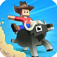 Скачать взломанную Rodeo Stampede: Sky Zoo Safari  [МОД Меню] - полная версия apk на Андроид