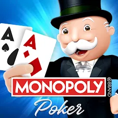 Взломанная MONOPOLY Poker - Texas Holdem (МОНОПОЛИЯ Покер)  [МОД Все открыто] - полная версия apk на Андроид