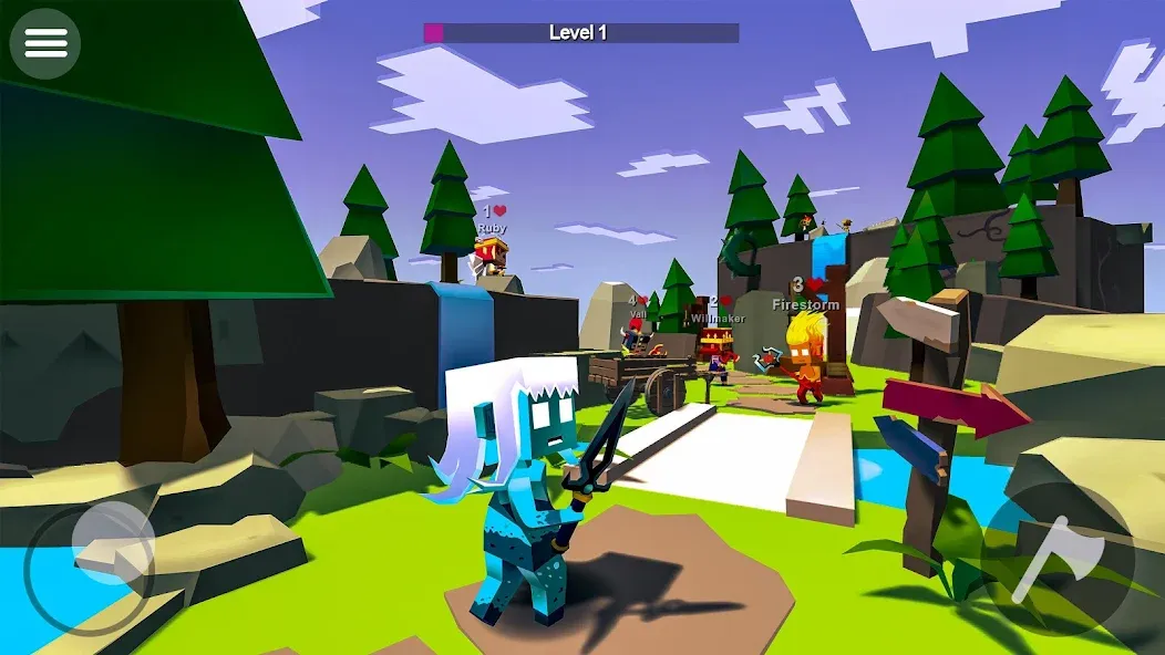 AXES.io  [МОД Бесконечные монеты] Screenshot 3