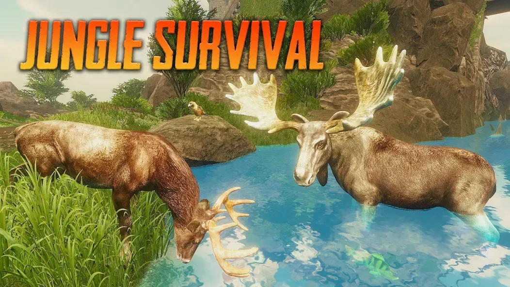 The Moose - Animal Simulator (Зе Мус)  [МОД Все открыто] Screenshot 1