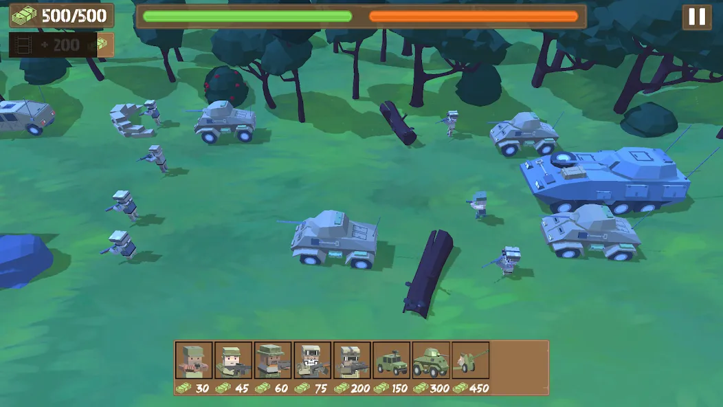 Border Wars: Army Simulator  [МОД Menu] Screenshot 5