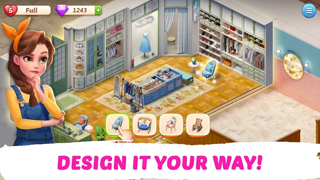 My Story - Mansion Makeover  [МОД Меню] Screenshot 3