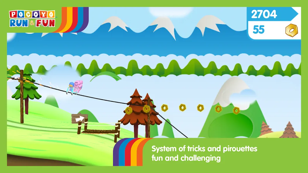 Pocoyo Run & Fun: Cartoon Jump  [МОД Unlimited Money] Screenshot 4