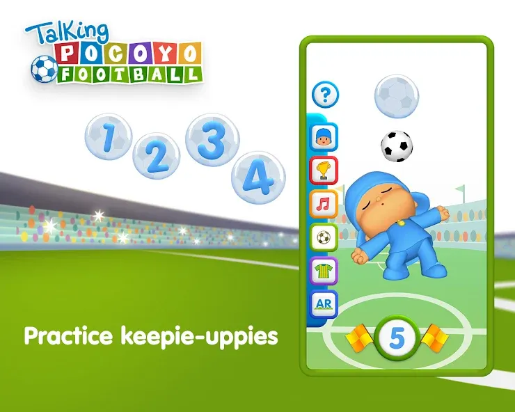 Talking Pocoyo Football  [МОД Unlimited Money] Screenshot 5