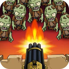 Взломанная Zombie War Idle Defense Game (Зомби Война)  [МОД Mega Pack] - последняя версия apk на Андроид