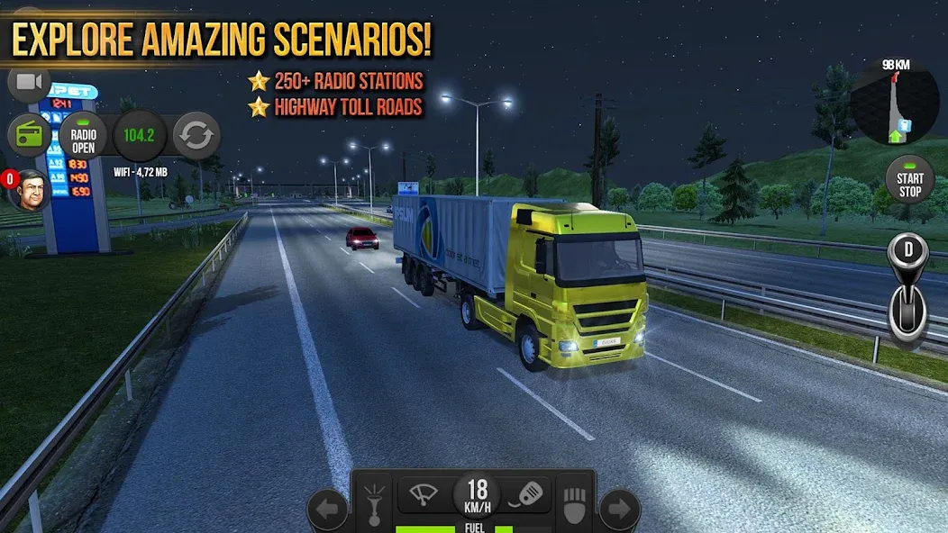 Truck Simulator : Europe  [МОД Бесконечные деньги] Screenshot 2