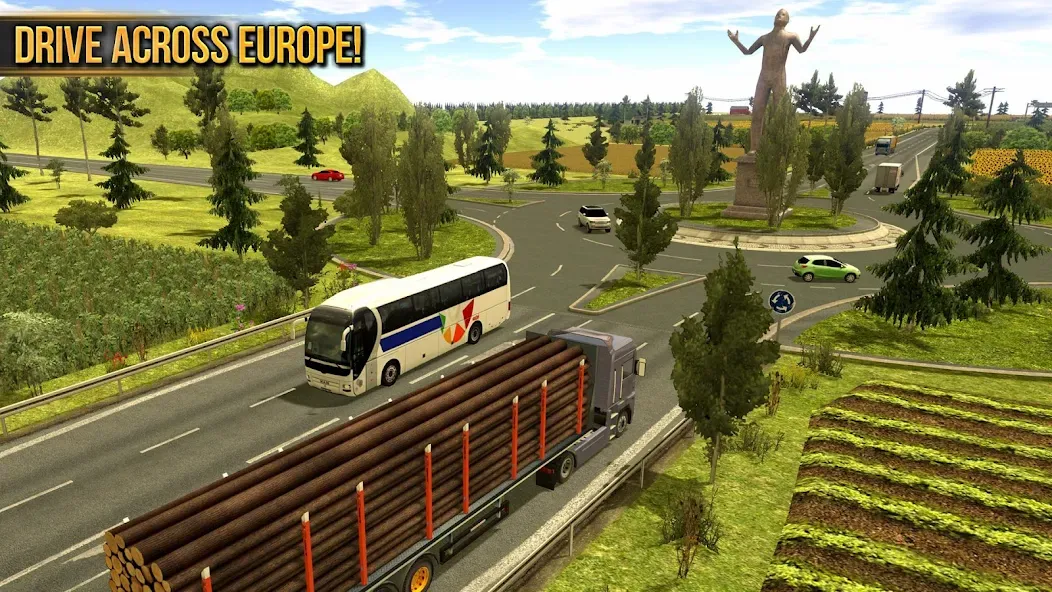 Truck Simulator : Europe  [МОД Бесконечные деньги] Screenshot 3