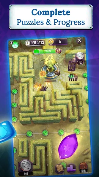 Harry Potter: Puzzles & Spells  [МОД Бесконечные монеты] Screenshot 5