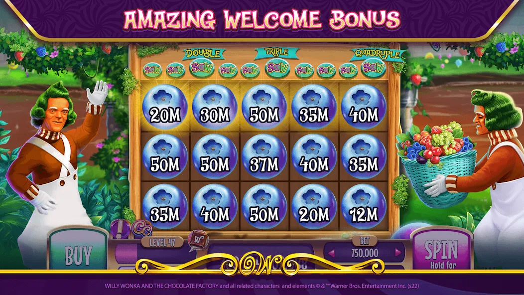 Willy Wonka Vegas Casino Slots (Вилли Вонка Вегас Казино Слоты)  [МОД Бесконечные деньги] Screenshot 5