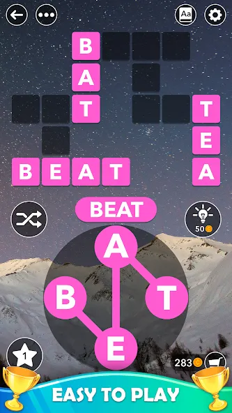 Word Cross: Offline Word Games  [МОД Unlimited Money] Screenshot 2