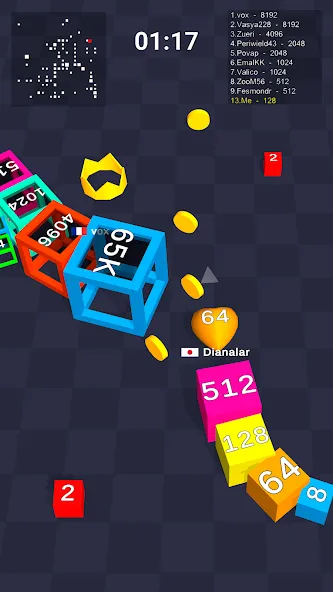 Cube Arena 2048: Merge Numbers  [МОД Menu] Screenshot 5