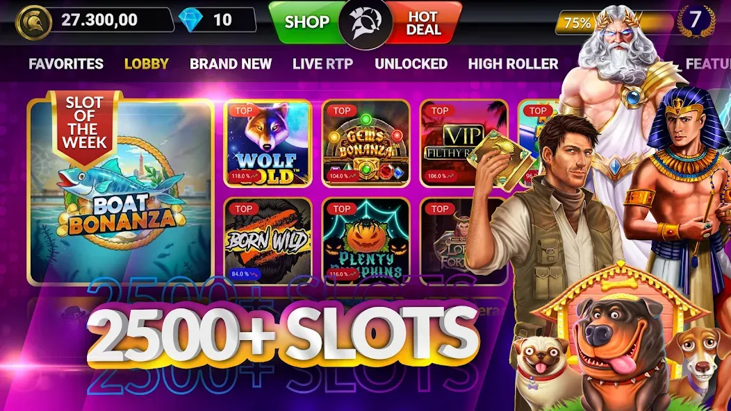 SpinArena Online Casino Slots (СпинАрена Онлайн Казино Слоты)  [МОД Много монет] Screenshot 1