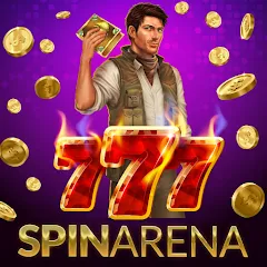 Взломанная SpinArena Online Casino Slots (СпинАрена Онлайн Казино Слоты)  [МОД Много монет] - последняя версия apk на Андроид