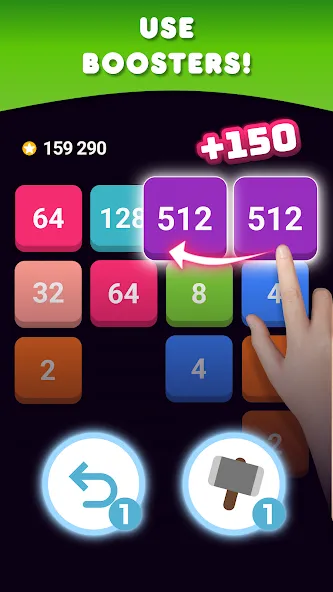 2048: Puzzle Game! Merge Block (Две тысячи сорок восемь)  [МОД Unlimited Money] Screenshot 4