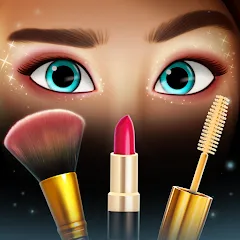 Скачать взломанную Makeover Match - Fashion Game (Мейковер Матч)  [МОД Много денег] - последняя версия apk на Андроид