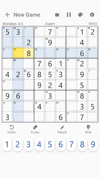 Killer Sudoku - Sudoku Puzzles  [МОД Mega Pack] Screenshot 5