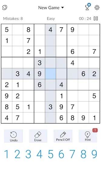 Sudoku - Classic Sudoku Puzzle  [МОД Бесконечные деньги] Screenshot 2