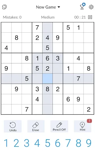 Sudoku - Classic Sudoku Puzzle  [МОД Бесконечные деньги] Screenshot 3