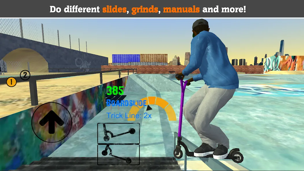 Scooter FE3D 2 (Скутер ФЭ3Д 2)  [МОД Menu] Screenshot 1