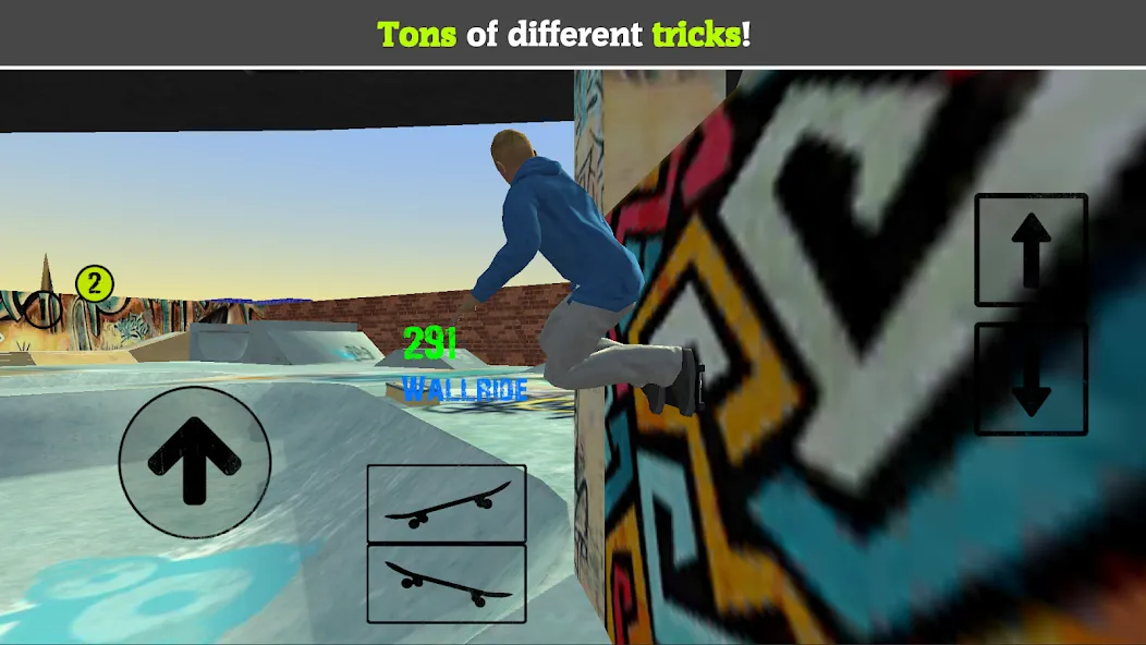 Skateboard FE3D 2 (Скейтборд 3D 2)  [МОД Меню] Screenshot 2