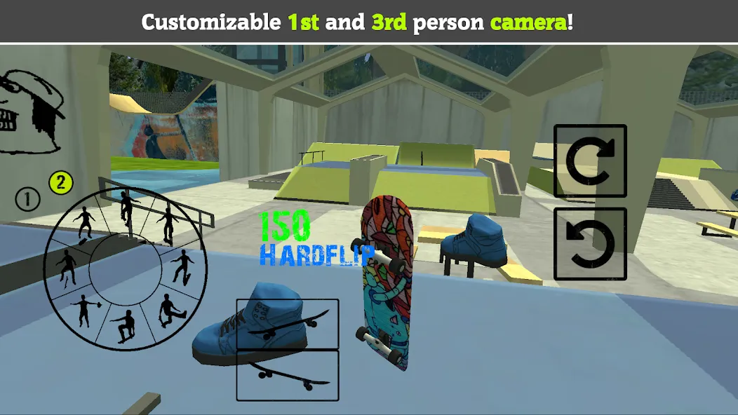 Skateboard FE3D 2 (Скейтборд 3D 2)  [МОД Меню] Screenshot 3