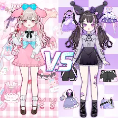 Скачать взлом Dress Up! Shining Anime Star  [МОД Mega Pack] - стабильная версия apk на Андроид