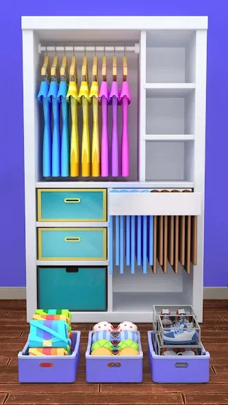 Fill the Closet: Organize Game (Фил зе Клозет)  [МОД Меню] Screenshot 5