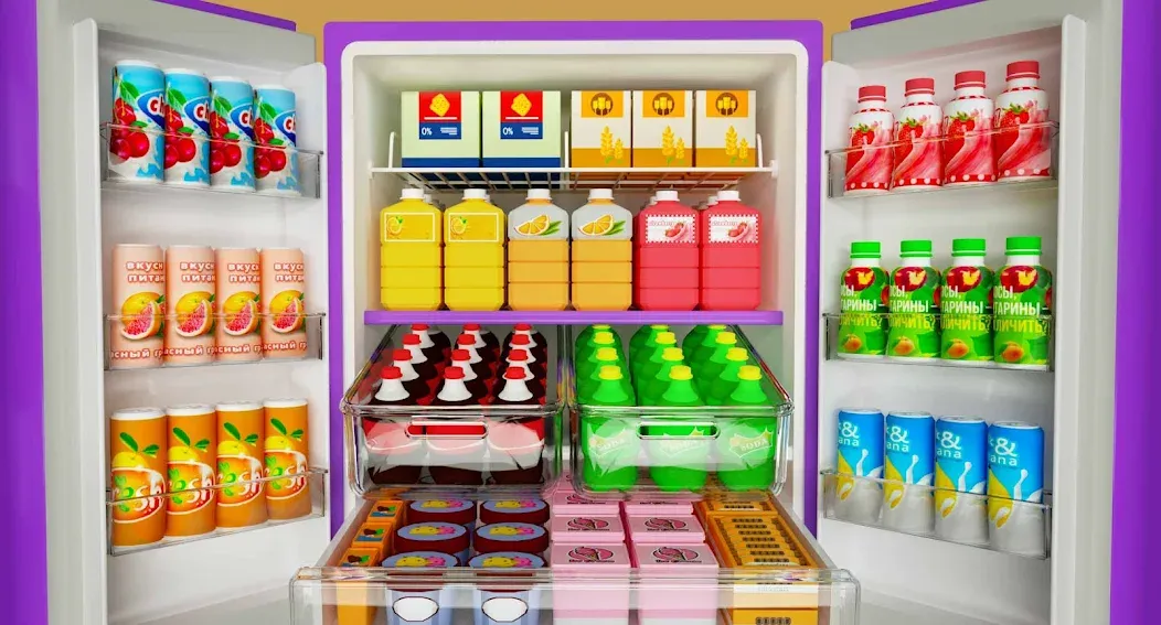 Fill Up Fridge：Organizing Game  [МОД Menu] Screenshot 1