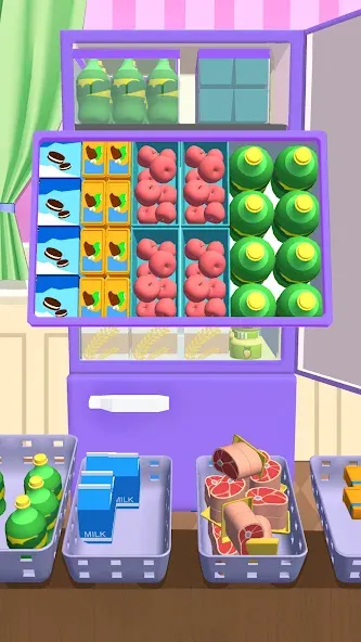 Fill Up Fridge：Organizing Game  [МОД Menu] Screenshot 4