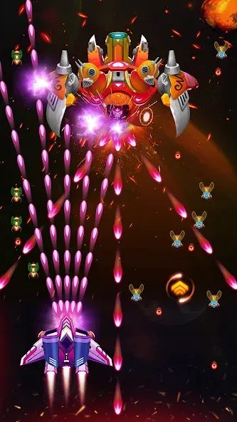 Galaxy Attack - Alien Shooter (Гэлэкси аттак)  [МОД Меню] Screenshot 2