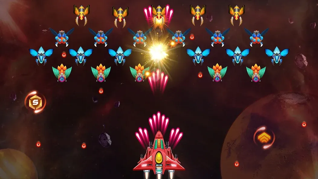 Galaxy Attack - Alien Shooter (Гэлэкси аттак)  [МОД Меню] Screenshot 5