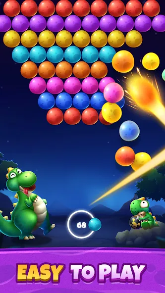 Bubble Shooter Primitive Eggs (Бабл Шутер Примитивные Яйца)  [МОД Все открыто] Screenshot 4