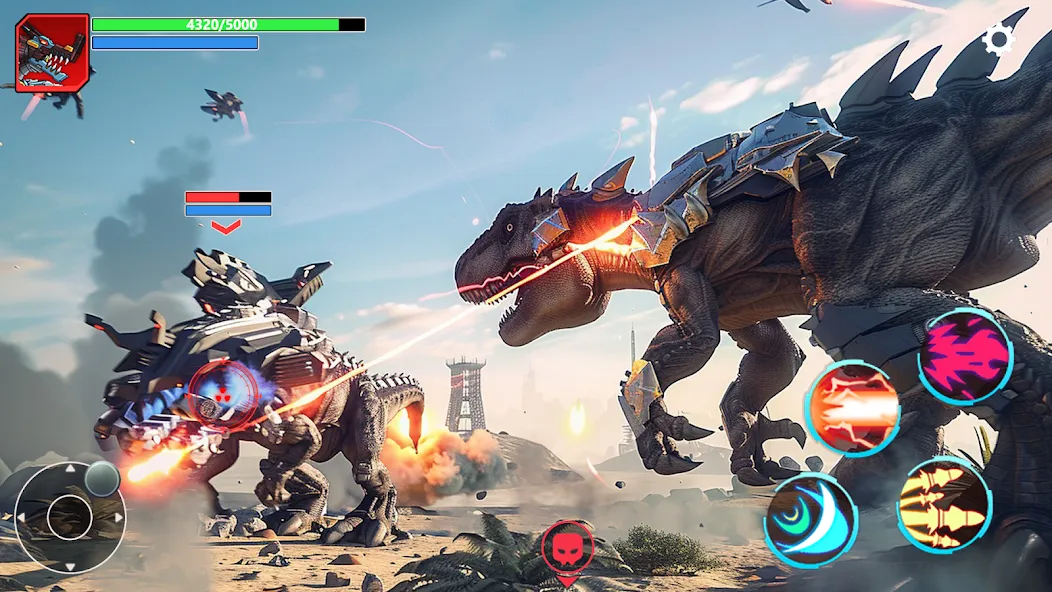 Mech War: Jurassic Dinosaur (Мех Батл)  [МОД Unlimited Money] Screenshot 3