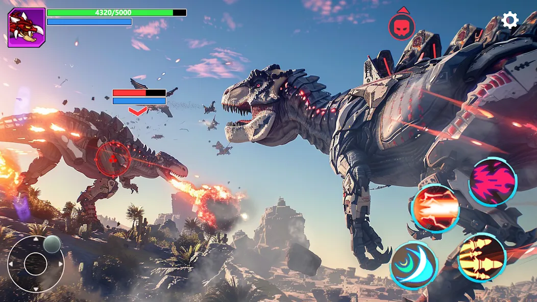 Mech War: Jurassic Dinosaur (Мех Батл)  [МОД Unlimited Money] Screenshot 5