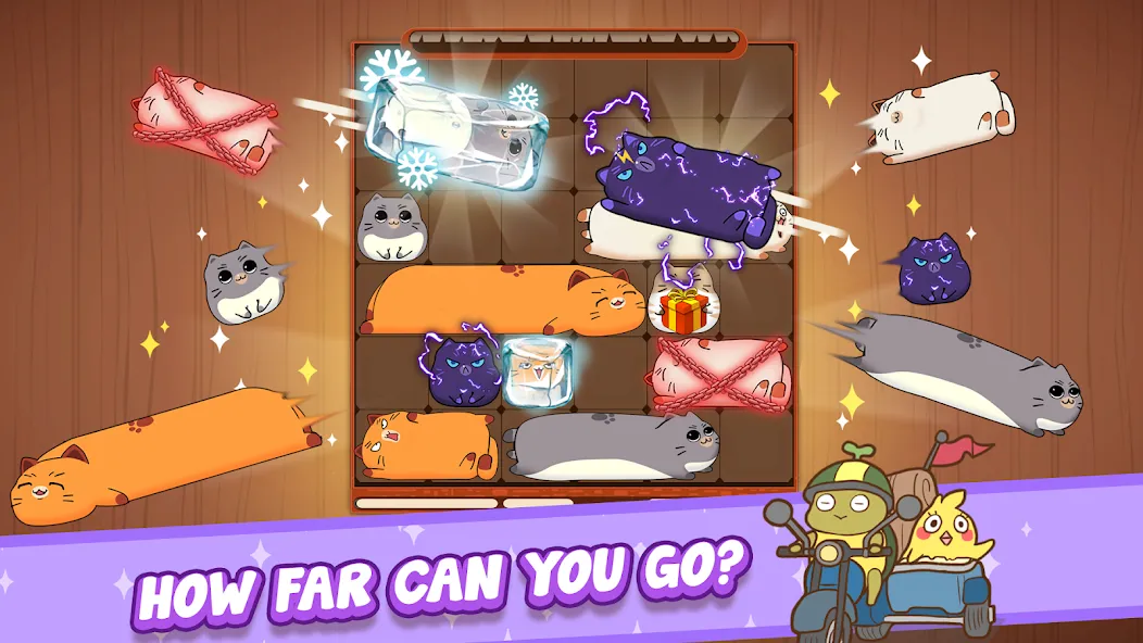 Haru Cats: Cute Sliding Puzzle (Хару Кэтс)  [МОД Много денег] Screenshot 3