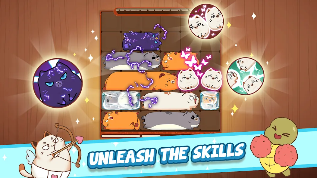 Haru Cats: Cute Sliding Puzzle (Хару Кэтс)  [МОД Много денег] Screenshot 4