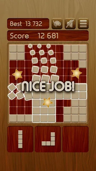 Woody Block Puzzle ® (Вуди блок пазл)  [МОД Много денег] Screenshot 2