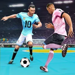 Взломанная Indoor Futsal: Football Games (Индор Футзал)  [МОД Menu] - последняя версия apk на Андроид