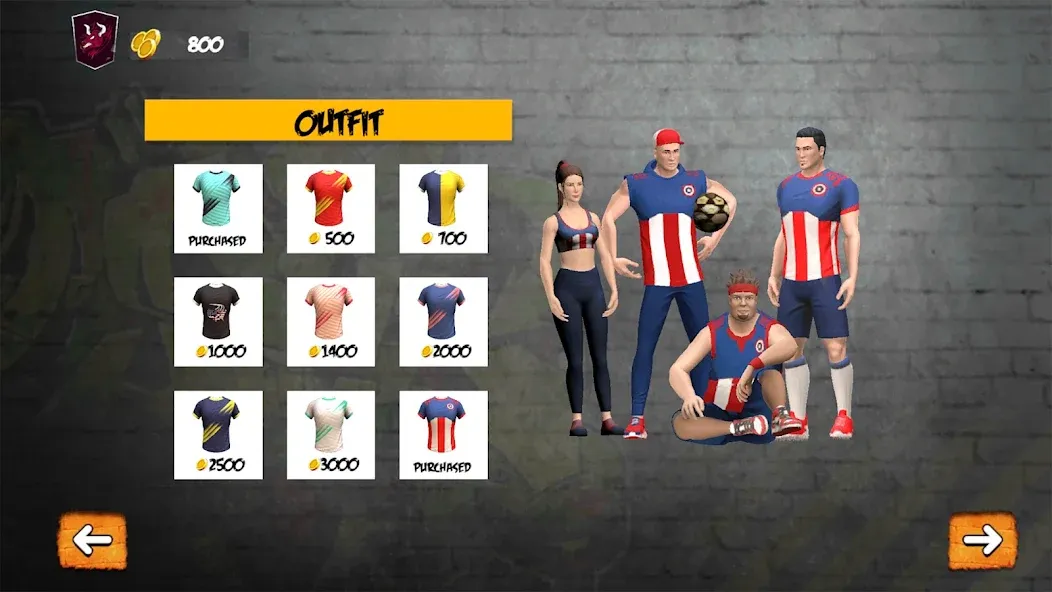 Street Football: Futsal Games (Стрит Футбол)  [МОД Unlocked] Screenshot 4